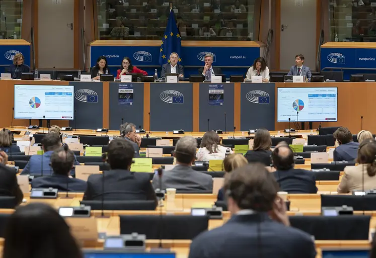 Réunion de la commission du commerce international du Parlement européen