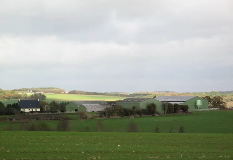 Paysage agricole en Bretagne