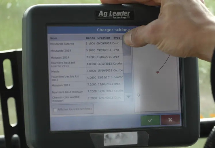 GPS agricole dans un tracteur 