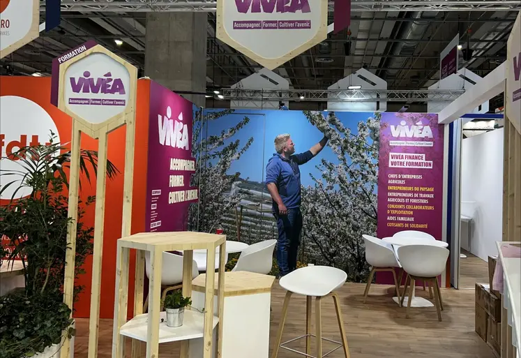 Stand de Vivéa au dernier salon de l’agriculture    