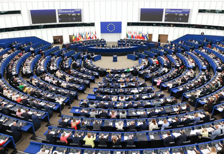 Les eurodéputés réunis en plénière le 15 septembre au Parlement européen à Strasbourg.