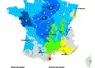 Carte de France hexagonale de la situation des nappes d'eau souterraine au 1er février 2025, par le BRGM.