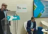 Bruno Bonnell, secrétaire général pour l'investissement en charge de France 2030, et Philippe Mauguin, président-directeur général de l'Inrae, au salon de l'agriculture sur le stand de l'Inrae. 