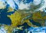 Image de la France prise par un satellite géostastionnaire. 