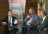 Victor Berthon, Responsable développement et digital du Sommet de l’élevage, Jacques Chazalet, président et Benoît Delaloy, nouveau commissaire général en conférence de presse. 