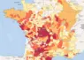 Carte de l'état des eaux superficielles en France au 14 août 2025.