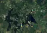 Vue par satellite de la zone entourant le lac de Vassivière dans la Creuse