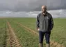 Arnaud Rousseau, président de la FNSEA, en février 2024 sur son exploitation agricole de Trocy-en-Multien, en Seine-et-Marne.