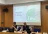 Le secrétaire général de la FNSEA Hervé Lapie et le président du syndicat Arnaud Rousseau en conférence de presse ce mardi 2 septembre.