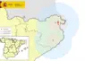 Carte des foyers de DNC détectés en Espagne au 16 octobre 2025