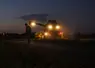   Moisson dans l’Indre de nuit le 7 juillet 2022 
