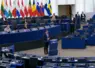 Le commissaire européen à l’Agriculture Christophe Hansen lors de la présentation du plan d’action engrais de la Commission européenne ce 19 mai devant le Parlement européen. 