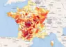 Carte de la situation des eaux superficielles en France au 8 juillet 2026