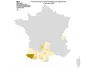 Carte de France des cas de FCO 3 entre début juin et le 30 juillet 2026.  