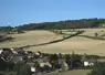 Champs et pâturages impactés par la sécheresse dans le Charolais début août 2026.
