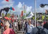 Allée du Parc des expositions de Rennes en Ille-et-Vilaine durant le Space 2026. 