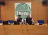 Hervé Lapie, secrétaire général et Arnaud Rousseau, président de la FNSEA lors de la conférence de presse de rentrée du syndicat le 2 septembre 2026 à Paris.  