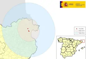 Carte des cas de DNC en Espagne au 9 octobre 2025