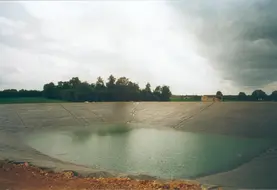 retenue d'eau pour l'agriculture