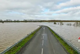 route inondée