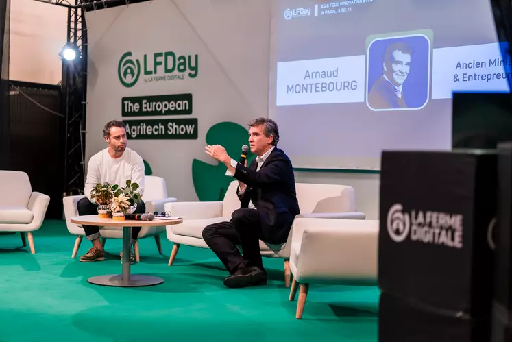 Arnaud Montebourg intervenant à la LFDay, organisée par La Ferme digitale.