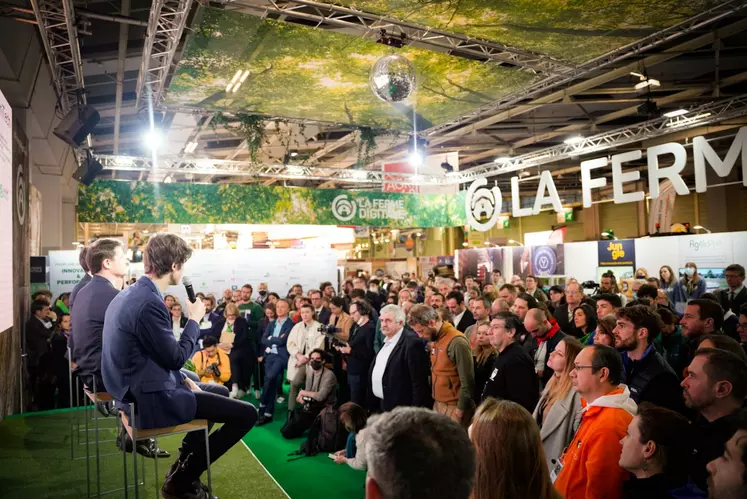 stand de la Ferme digitale sur le salon de l'Agriculture