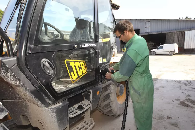 Plein de gazole non routier