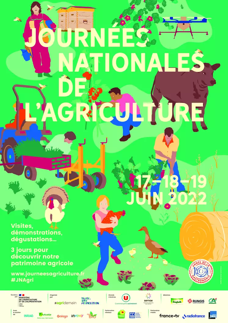 Affiche - Vins de France - Ministère de l'Agriculture