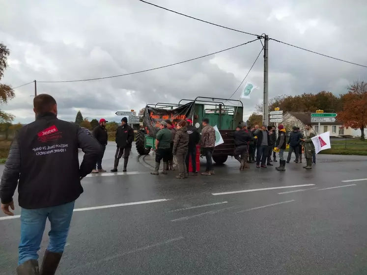 Manifestation FDSEA Creuse