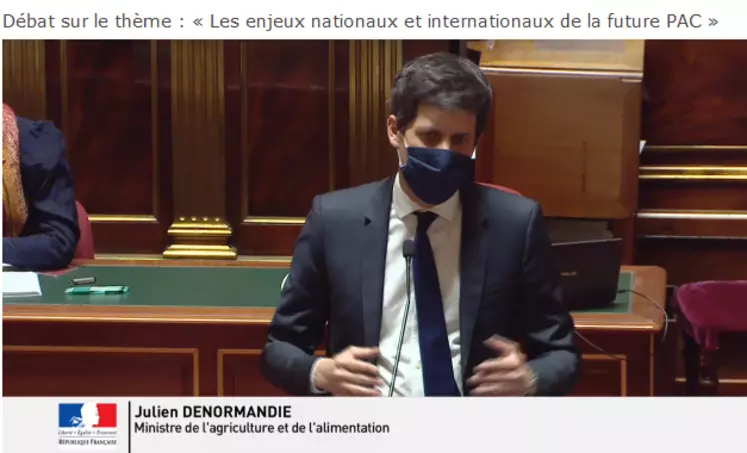 Julien Denormandie hier au Sénat
