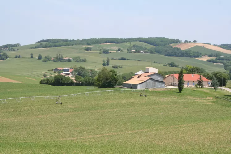 exploitation agricole dans le Gers