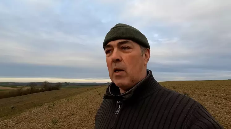 Antoine Brisson, agriculteur et viticulteur dans la Marne