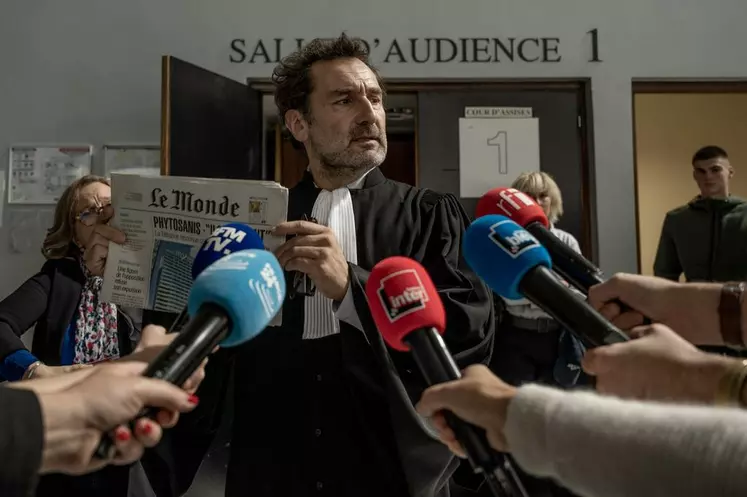 L'acteur Gilles Lellouche dans le film Goliath