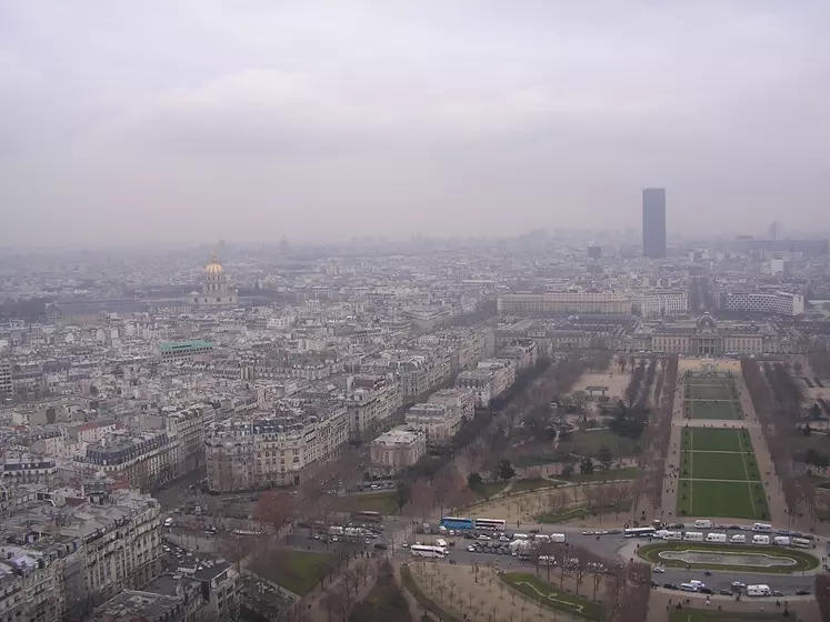 Pollution agriculture paris 