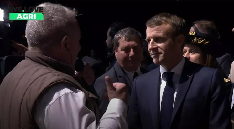 Emmanuel Macron évoque l'agribashing au Sommet de l'Elevage