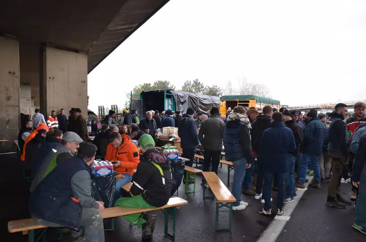 manifestation d'agriculteurs en Haute-Marne