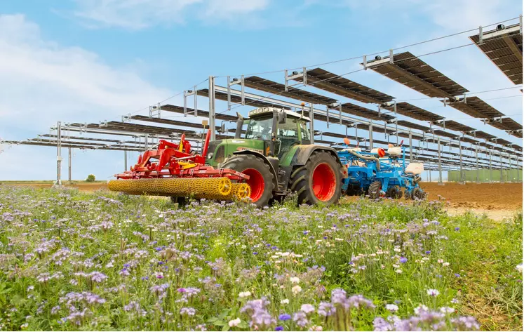 Panneaux agrivoltaïques