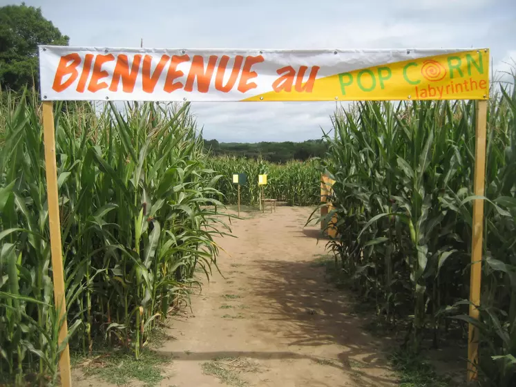 Entrée de Pop Corn Labyrinthe