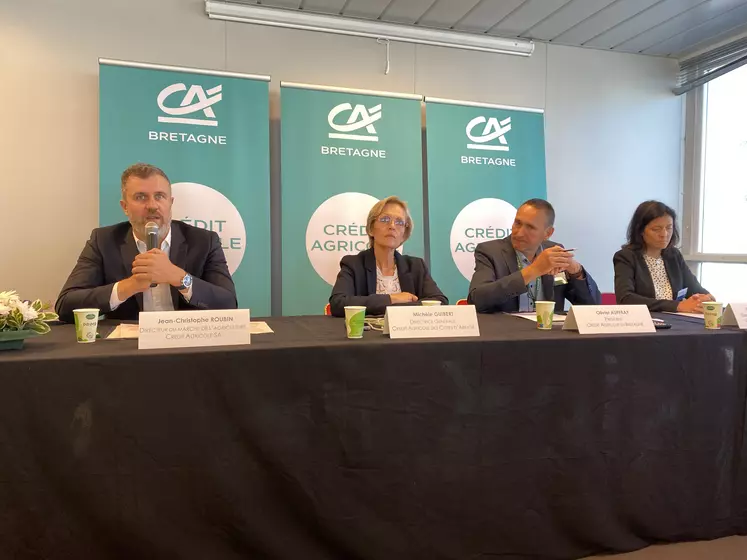 Conférence de presse du Crédit Agricole de Bretagne au salon Space à Rennes