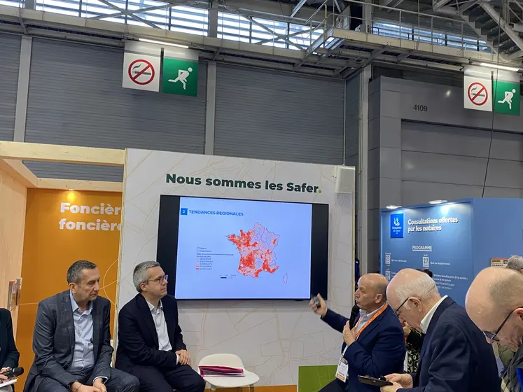 Conférence de la Safer Paca au salon de l'agriculture.