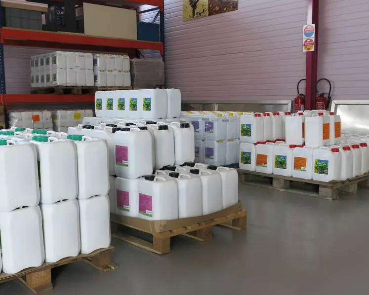 Local de stockage de produits phytosanitaires
