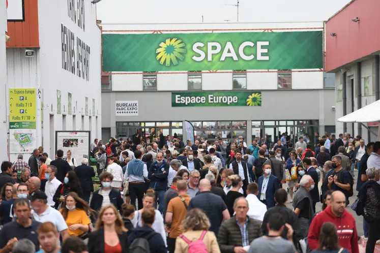 Entrée du Space au salon de l'élevage à Rennes