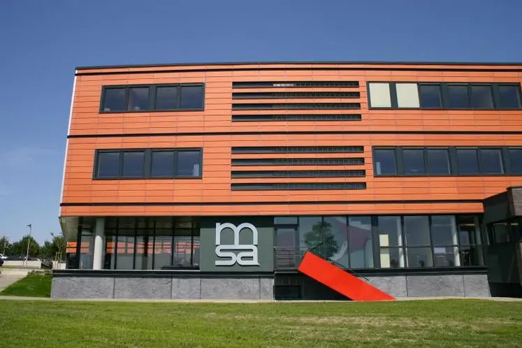 Le siège de la MSA de Maine-et-Loire à Beaucouzé.