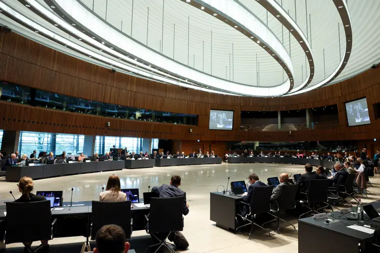 Les ministres de l'Agriculture de l'Union européenne réunis à Luxembourg le 27 octobre.