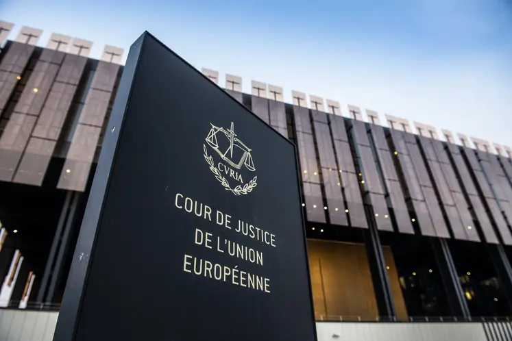 Façade de la Cour de justice européenne