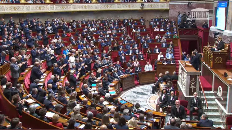 Sébastien Lecornu, premier Ministre, le 14 octobre lors du discours de politique générale devant l’Assemblée nationale.