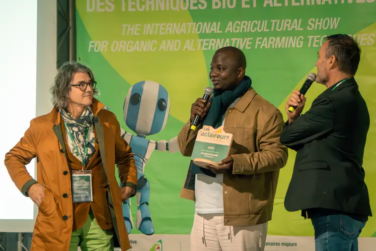 Au salon Tech&Bio 2025, Jacques Lamah reçoit le prix de l’innovation internationale
