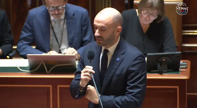 Benjamin Haddad devant les sénateurs  