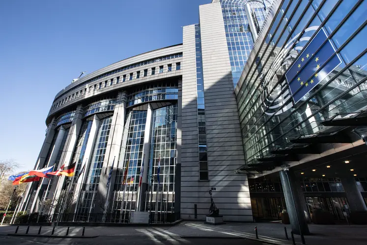 Bâtiment du Parlement européen à Bruxelles dans lequel les négociations ont eu lieu. 