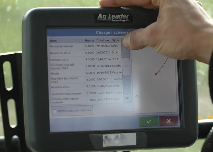 GPS agricole dans un tracteur 